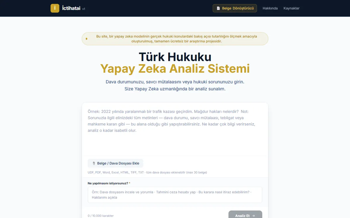 IctihatAI homepage